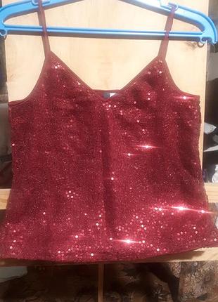 Майка ошатна-сіточка з паєтками