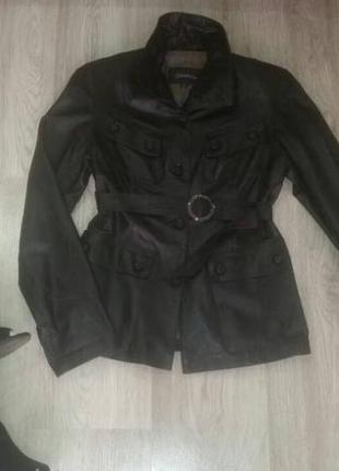 Куртка кожа пиджак кожаный косуха7 фото