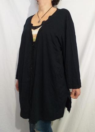 Комбинированный кардиган.