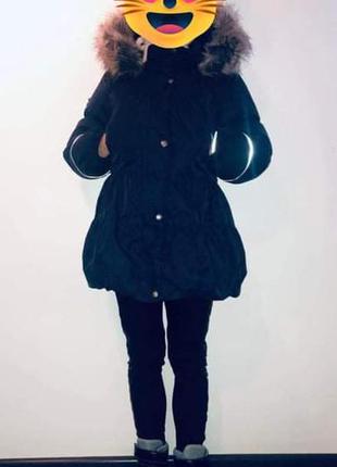 Зимова курточка/пальто для дівчинки (104-116)