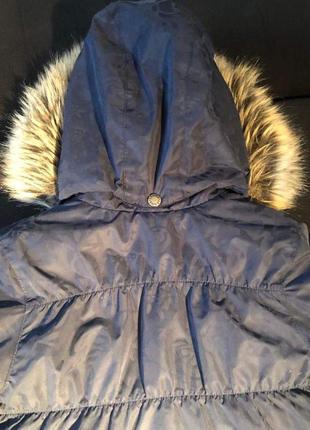 Зимова курточка/пальто для дівчинки (104-116)7 фото