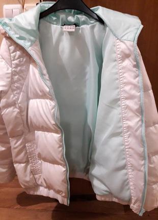 Білий пуховик adidas s-m