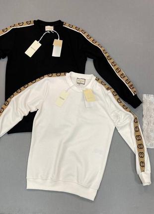 Чоловічий брендоый світшот білий