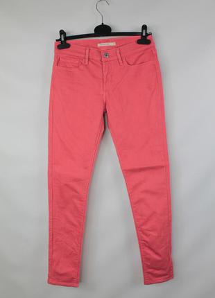 Стильні яскраві джинси levi's 710 super skinny jeans