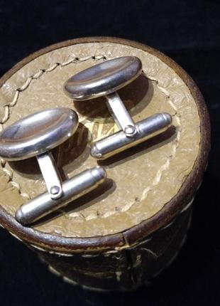 Вінтажні срібні запонки