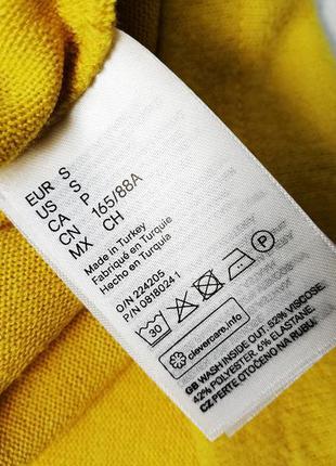 Новый свободный желтый джемпер кофта свитер h&m9 фото