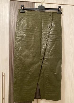 Спідниця з екошкіри hm