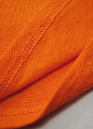 Базова помаранчева жіноча футболка 100% бавовна (25 кольорів)8 фото
