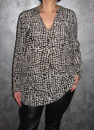 Шелковая блуза туника jaeger р.145 фото