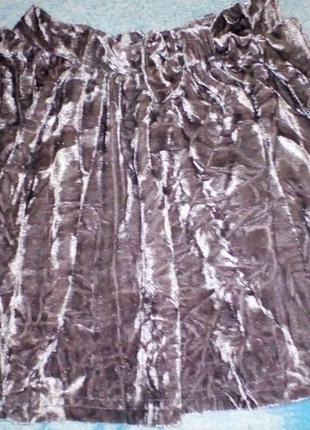 Спідниця велюрова для дівчинки на 4-5років girls wear