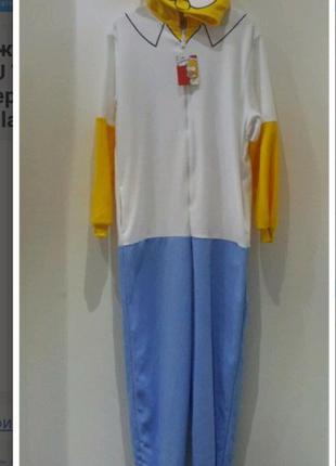 Пижама  слип кигуруми костюм simpson симпсон1 фото