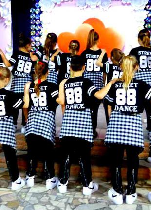 Детские костюмы для хип-хоп и дышащих современных танцев унисекс