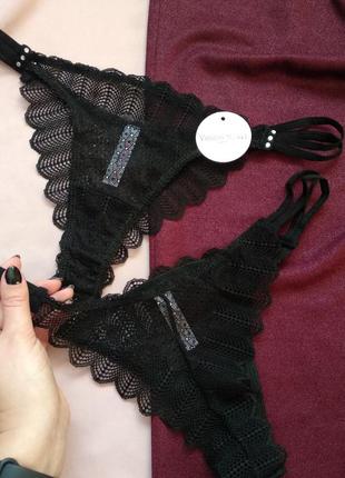 Кружевные трусики бразильяны vanilya secret,