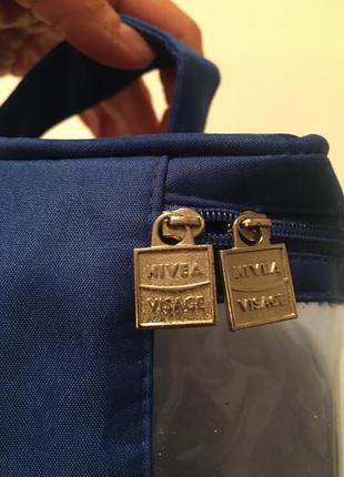 Прозрачная косметичка nivea 14*15*11