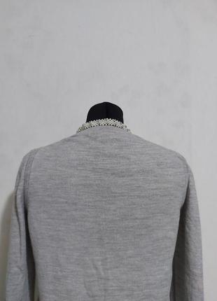 Брендовий кофта, кардіган, джемпер (100%- merino wool)6 фото