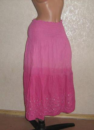 Сарафан-юбка 2 в 1 с вышивкой, размер 42-444 фото