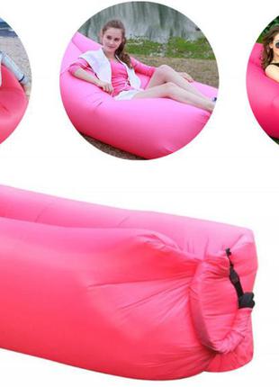 Надувний диван air sofa rose надувной шезлон
