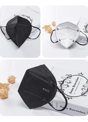 Маска респіратор kn95/ffp2/ce - 10 штук. багаторазова маска для обличчя jk433qb