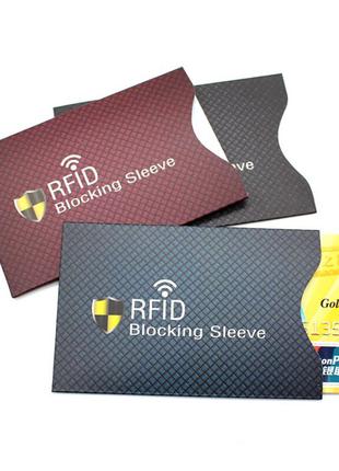 Визитница rfid чехол для кредитных банковских карт с защитой от сканирования eid-3e 1 шт. візитниця чохол rfid7 фото