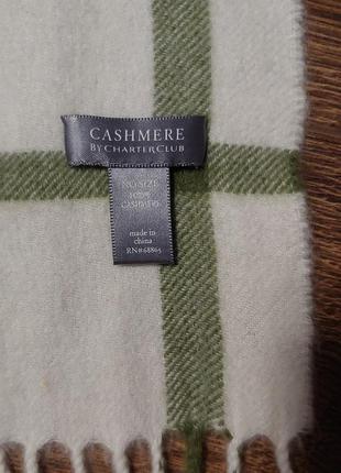 Кашеміровий шарф cashmere by charter club5 фото