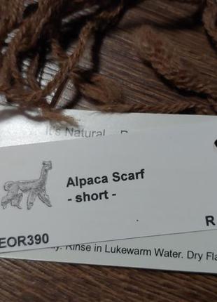 Шарф the alpaca loom (шерсть альпаки)7 фото