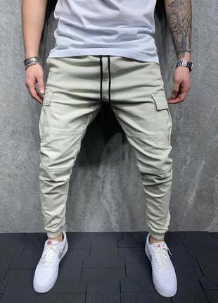 Джинсы мужские бежевые з накладными карманами джогеры мужские бежевые джинсовые с накладными карманами