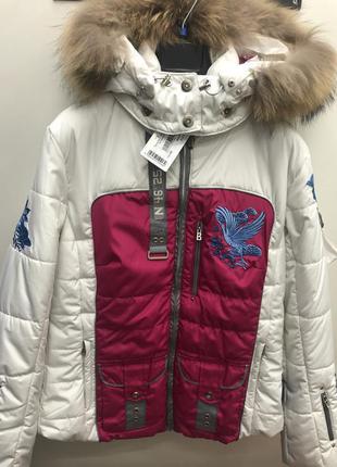 ! акція до 14 лютого єдина! супер ціна!!! гірськолижна куртка bogner хутро натуральне