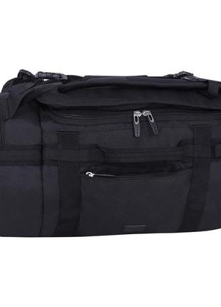 Сумка-рюкзак місткий дорожня slash 35 л. чорного кольору , сумка для поїздок чоловіча