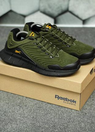 Reebok zig kinetica хаки