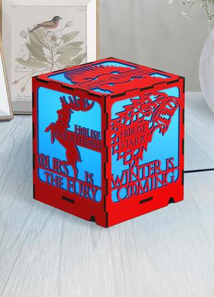Ліхтар гра престолів нічник на тумбочку game of the thrones декор у квартиру лід лампа нічник настільний