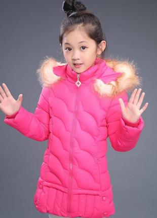 Детская красивая зимняя куртка на девочку2 фото