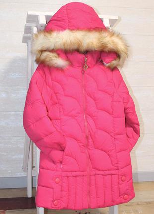 Детская красивая зимняя куртка на девочку5 фото
