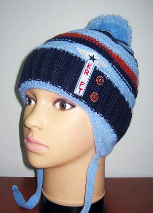Зимова шапка для хлопчика