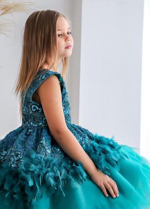 Дитяча сукня 128 - 134 см (вік 8-10 років) з вишивкою5 фото