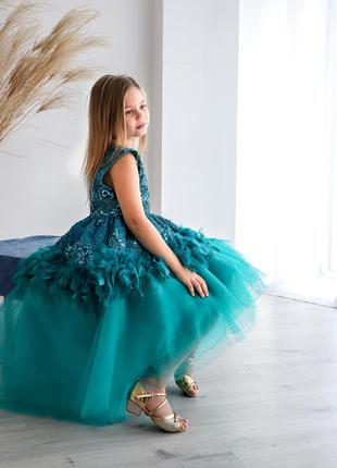 Дитяча сукня 128 - 134 см (вік 8-10 років) з вишивкою4 фото