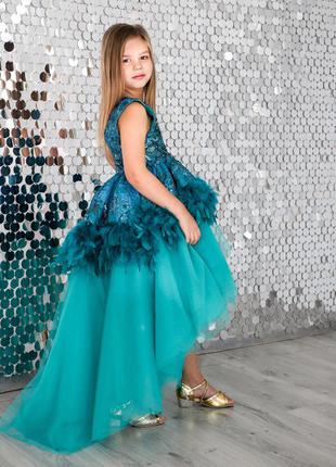 Дитяча сукня 128 - 134 см (вік 8-10 років) з вишивкою2 фото