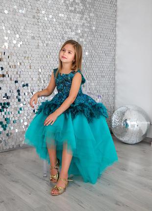 Дитяча сукня 128 - 134 см (вік 8-10 років) з вишивкою3 фото