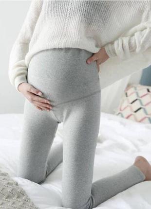 Лосини для вагітних теплі на хутрі зимові лосини для вагітних штани для вагітних1 фото
