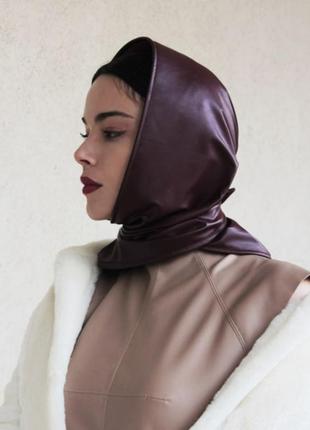 Косинка з італійської екошкіра на хутрі