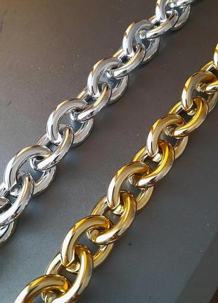 Цепь чокер колье ожерелье тренд золотистое