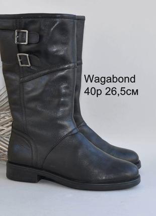 Зимние сапоги vagabond натуральная кожа