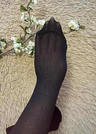 Дитячі чорні капронові колготки, розміри від 110до 146