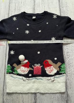 Крутой свитер кофта новогодний свитер tu 9лет4 фото