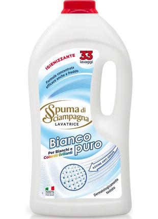 Гель для прання spuma di sciampagna bianco білого і кольорового прання 36 прань