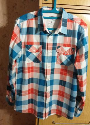 Яркая рубашка в клетку  fsbn