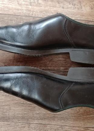 Мужские черные туфли, кожа, 41 р3 фото