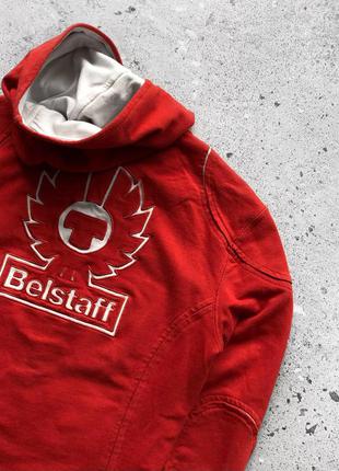 Belstaff zip hoodie vintage red жіноче худі2 фото