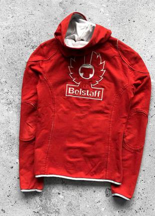 Belstaff zip hoodie vintage red жіноче худі