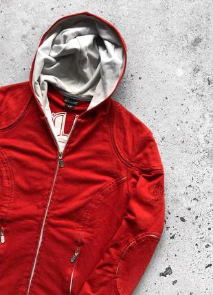 Belstaff zip hoodie vintage red жіноче худі4 фото