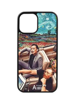 Чехол artcase для apple iphone 11 pro max (6.5")  «сальвадор дали и ван гог» дизайнерские чехлы